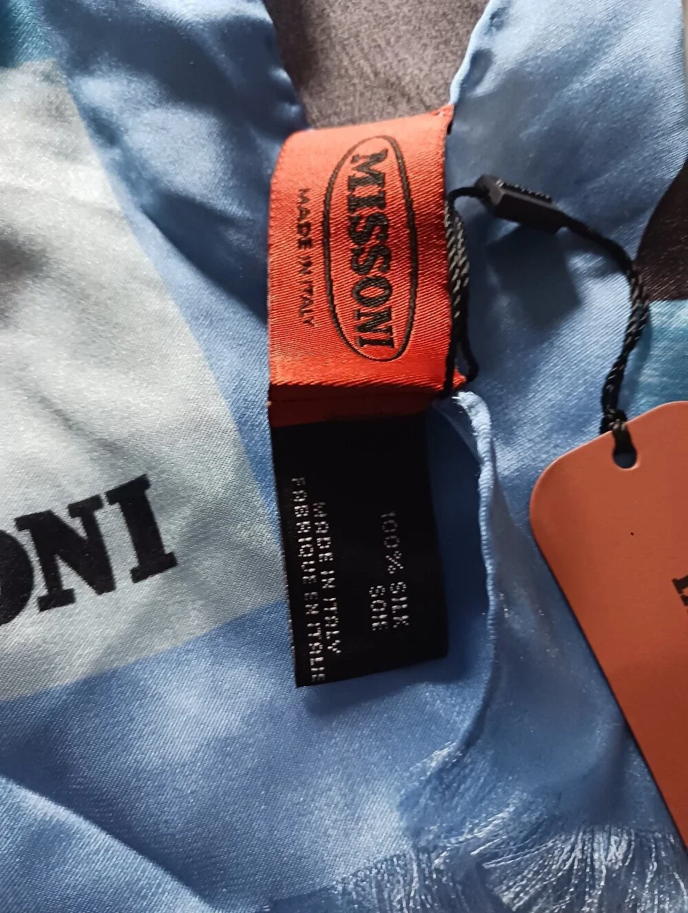 NWT Missoni Silk Scarf